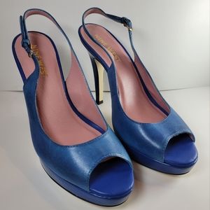 Nine West Blue Heels Size 36 - image 1